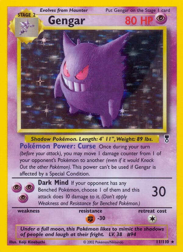 Gengar — Legendary Collection Pokémon card
