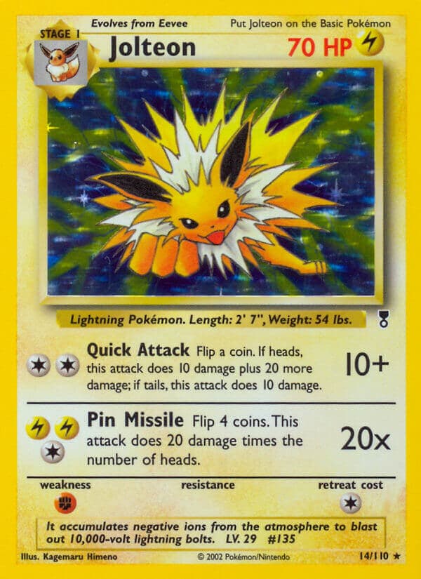 Jolteon — Legendary Collection Pokémon card