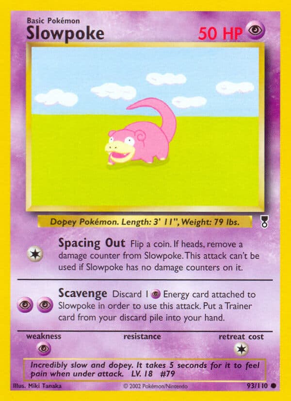 Slowpoke — Legendary Collection Pokémon card