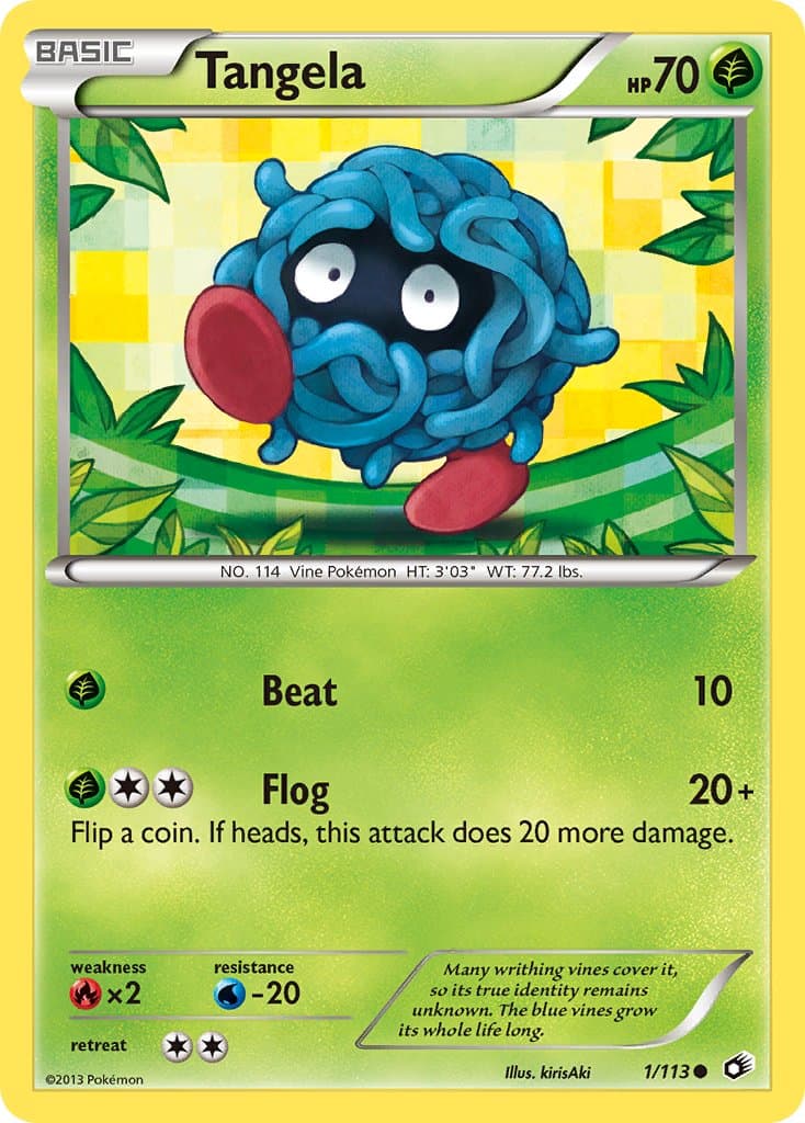 Tangela — Legendary Treasures Pokémon card