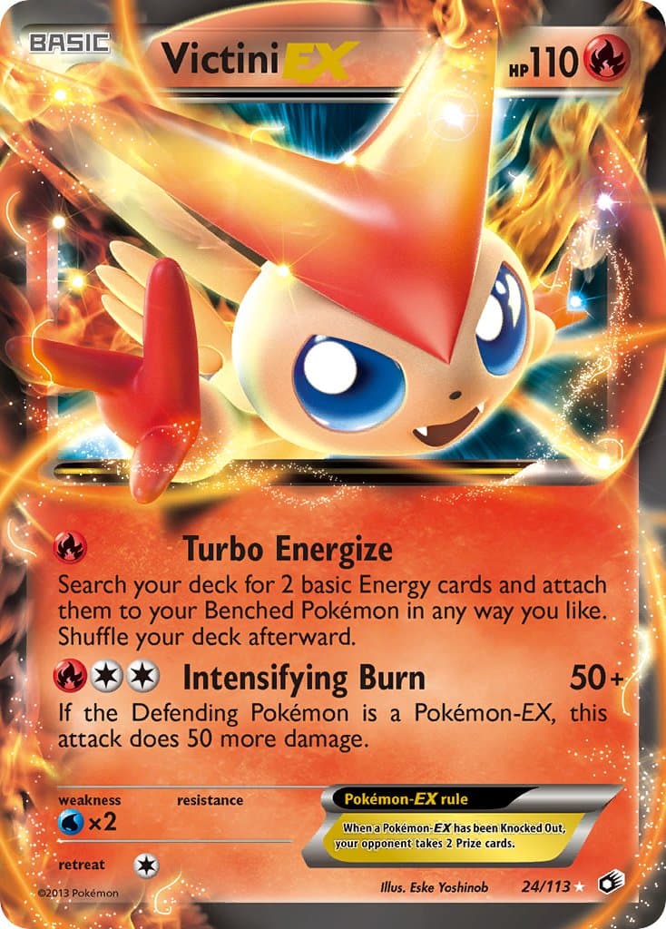 Victini Ex — Legendary Treasures Pokémon card