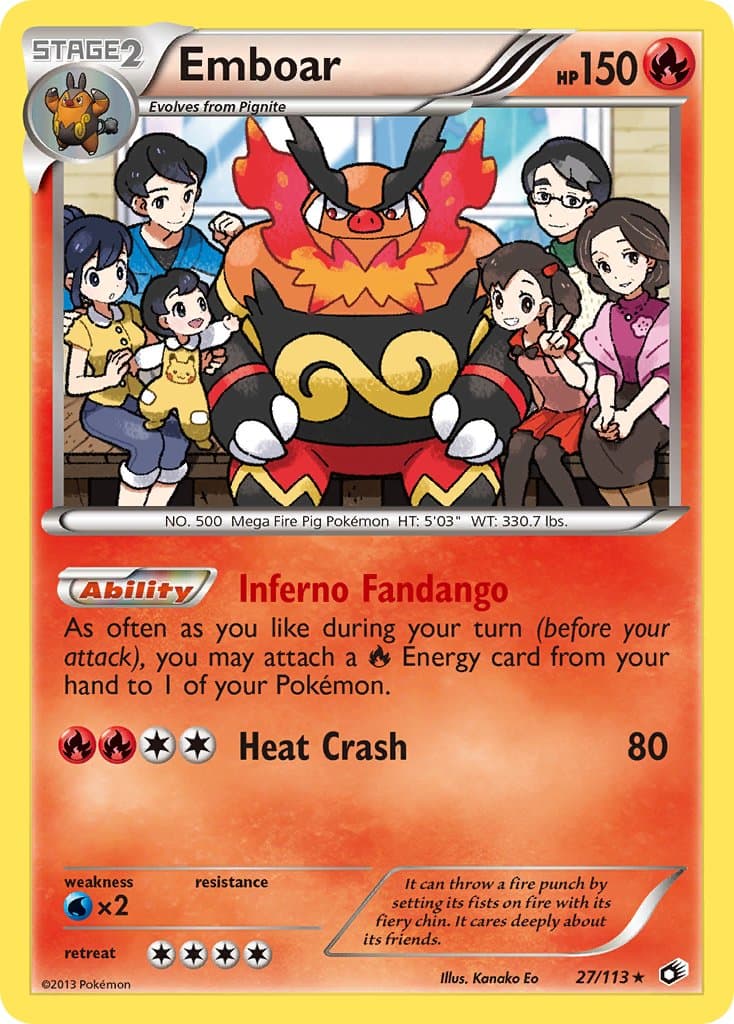 Emboar — Legendary Treasures