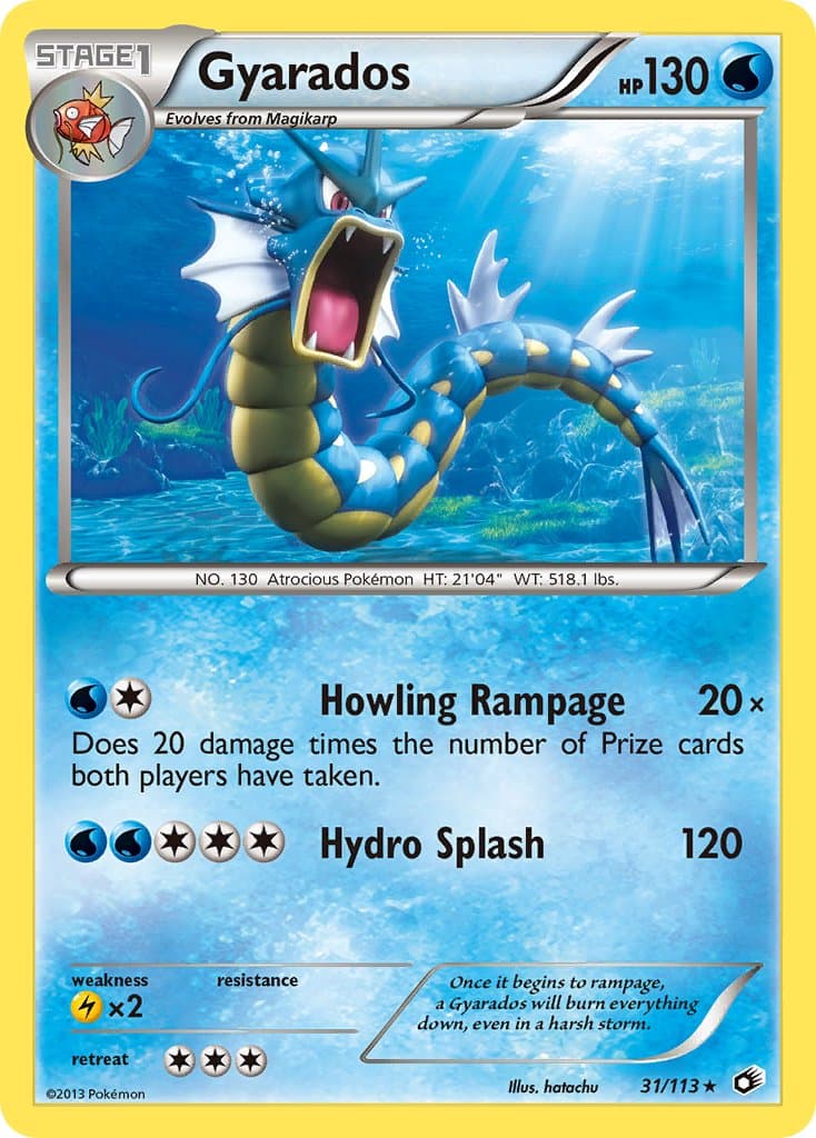 Gyarados — Legendary Treasures Pokémon card