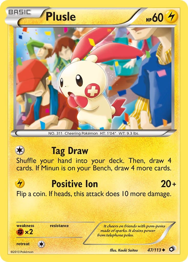 Plusle — Legendary Treasures