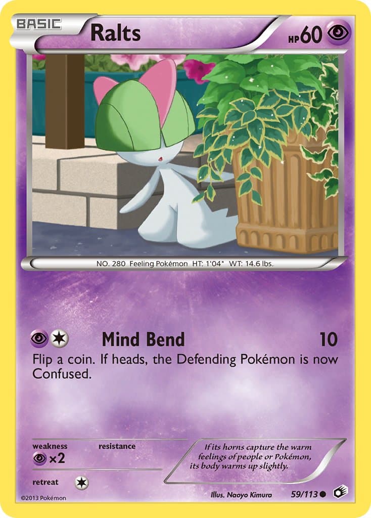 Ralts — Legendary Treasures Pokémon card