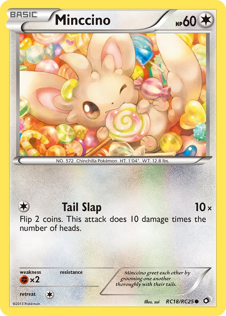 Minccino — Legendary Treasures Pokémon card