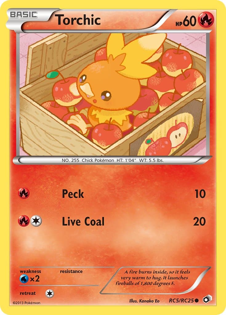 Torchic — Legendary Treasures Pokémon card
