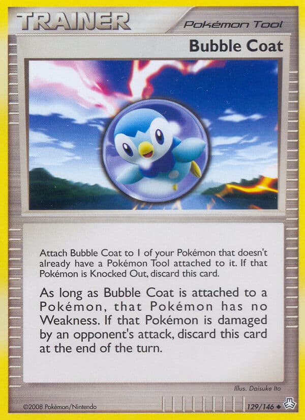 Bubble Coat — Legends Awakened Pokémon card