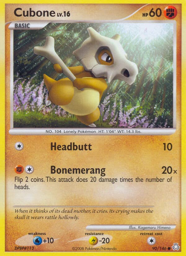 Cubone — Legends Awakened Pokémon card