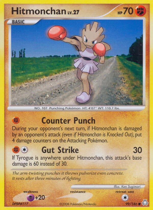 Hitmonchan — Legends Awakened Pokémon card