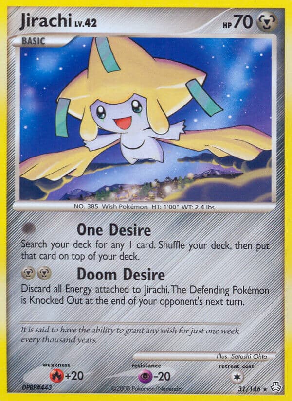 Jirachi — Legends Awakened Pokémon card