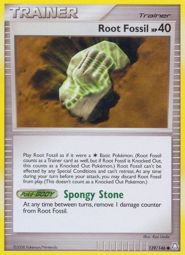 Root Fossil — Legends Awakened Pokémon card
