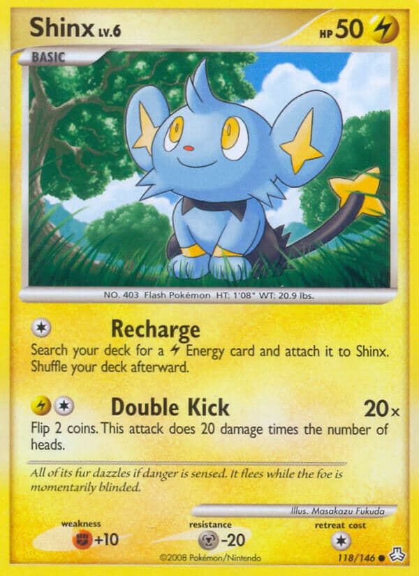 Shinx — Legends Awakened Pokémon card