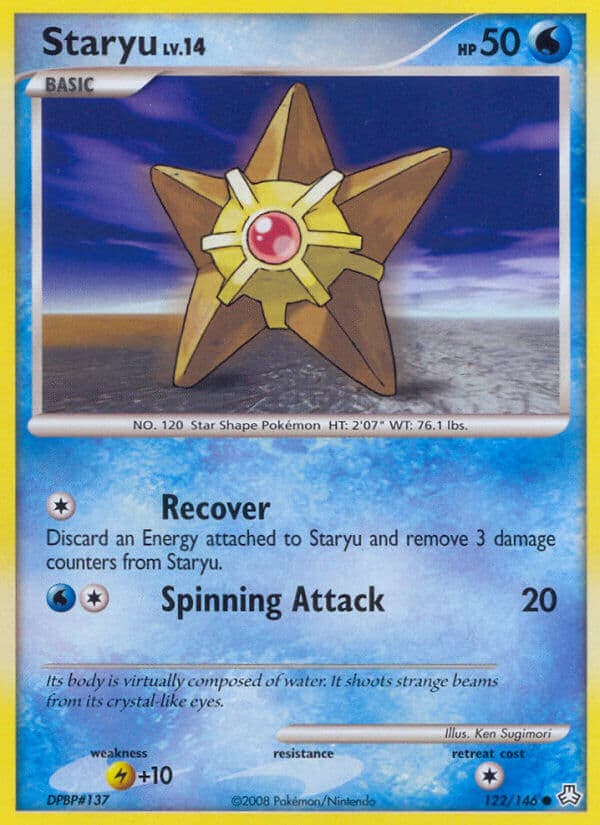 Staryu — Legends Awakened Pokémon card