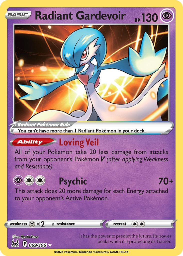 Radiant Gardevoir — Lost Origin Pokémon card