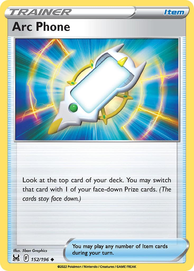Arc Phone — Lost Origin Pokémon card