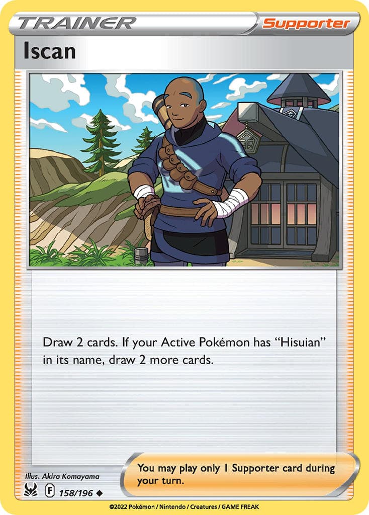Iscan — Lost Origin Pokémon card
