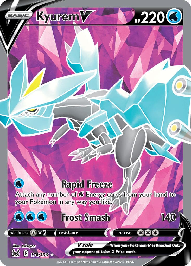 Kyurem V — Lost Origin Pokémon card
