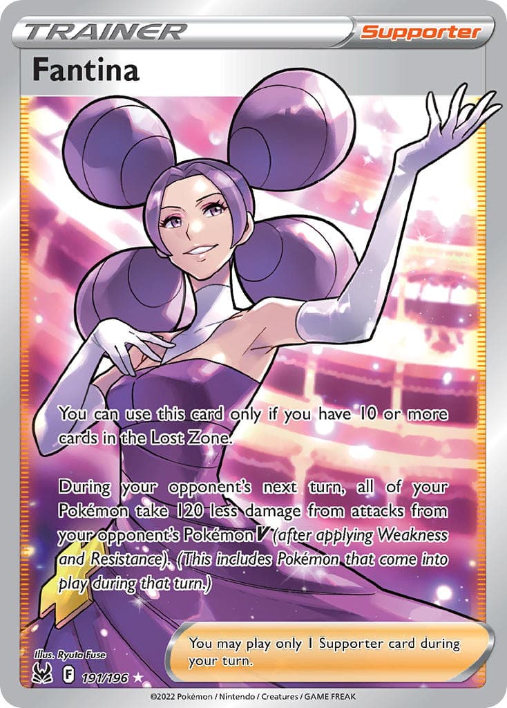 Fantina — Lost Origin Pokémon card