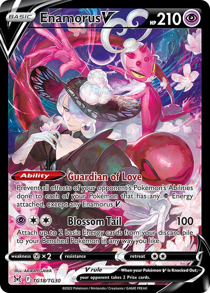 Enamorus V — Lost Origin Pokémon card