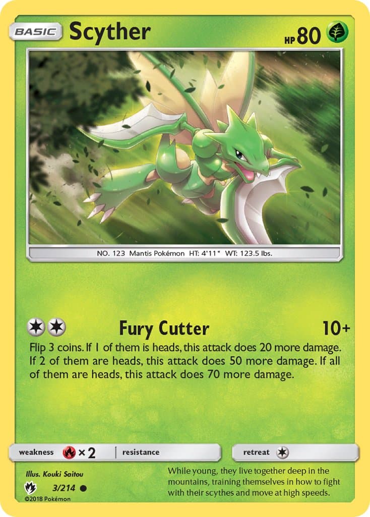Scyther — Lost Thunder