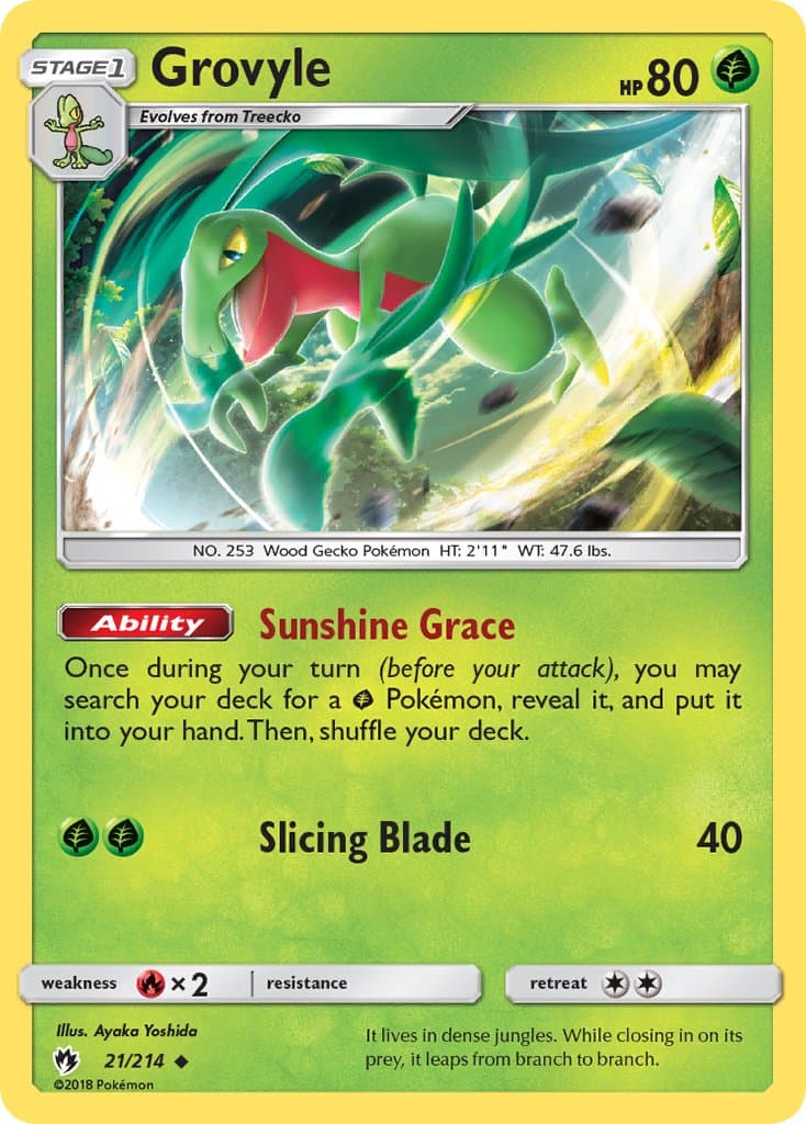 Grovyle — Lost Thunder