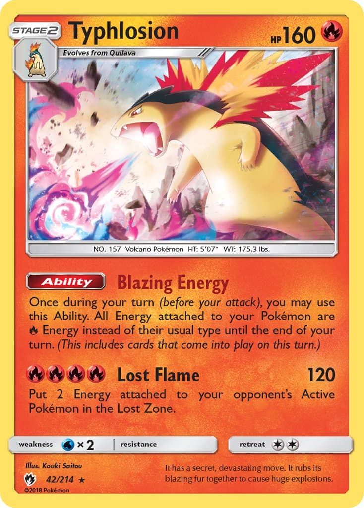 Typhlosion — Lost Thunder