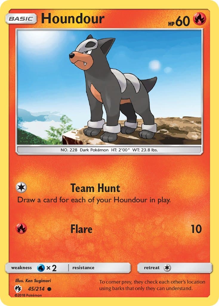 Houndour — Lost Thunder