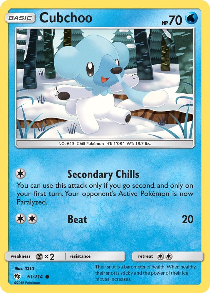 Cubchoo — Lost Thunder