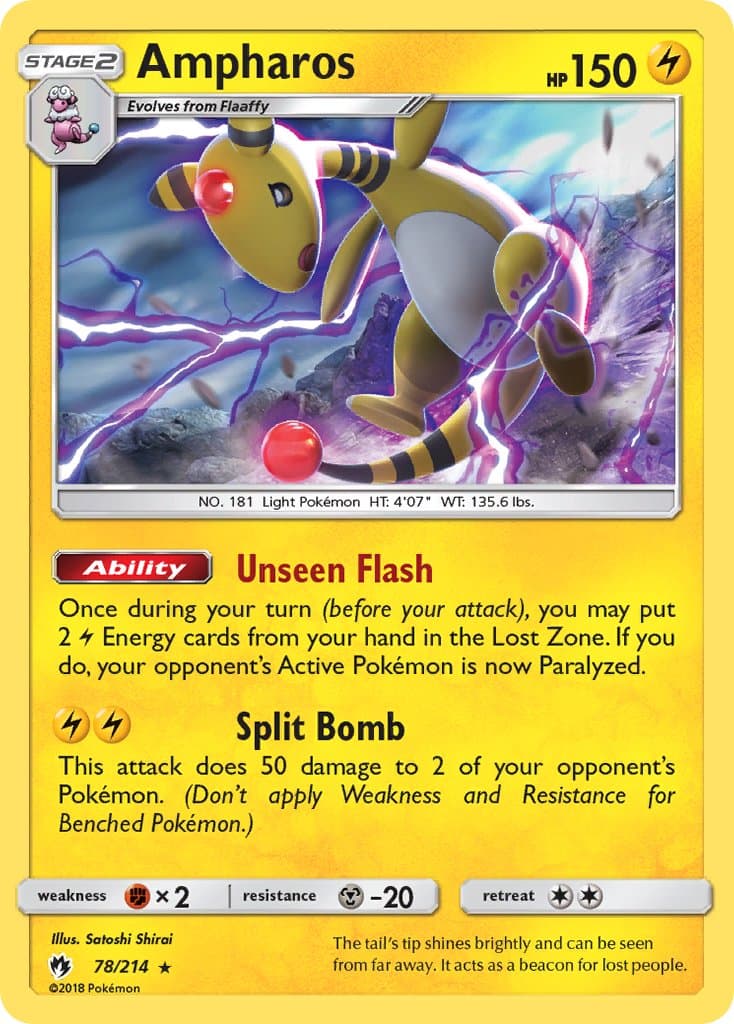 Ampharos — Lost Thunder