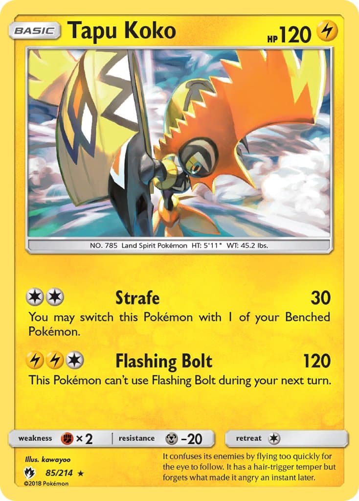 Tapu Koko — Lost Thunder