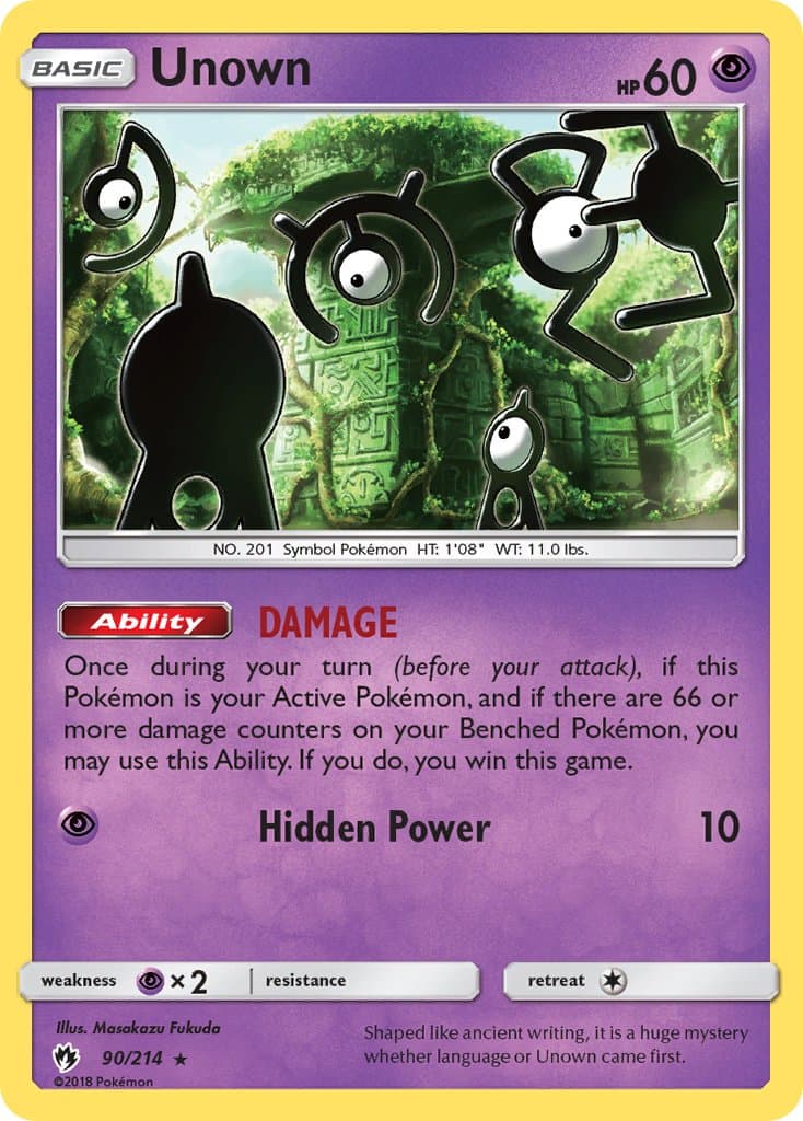 Unown — Lost Thunder