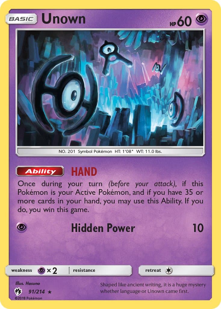 Unown — Lost Thunder