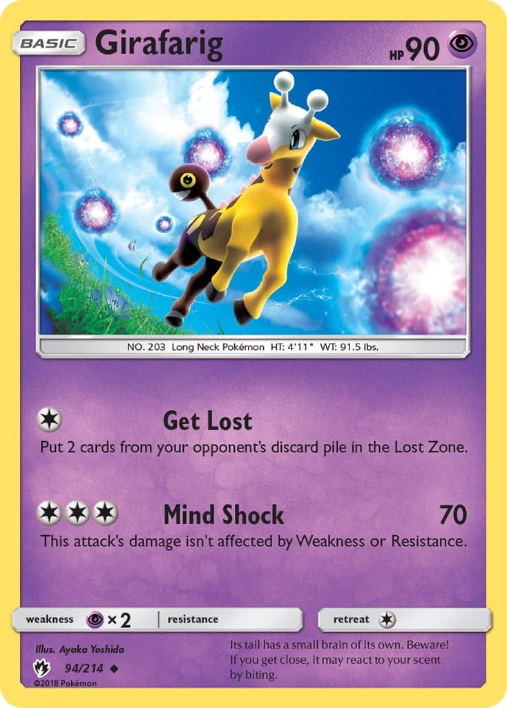 Girafarig — Lost Thunder