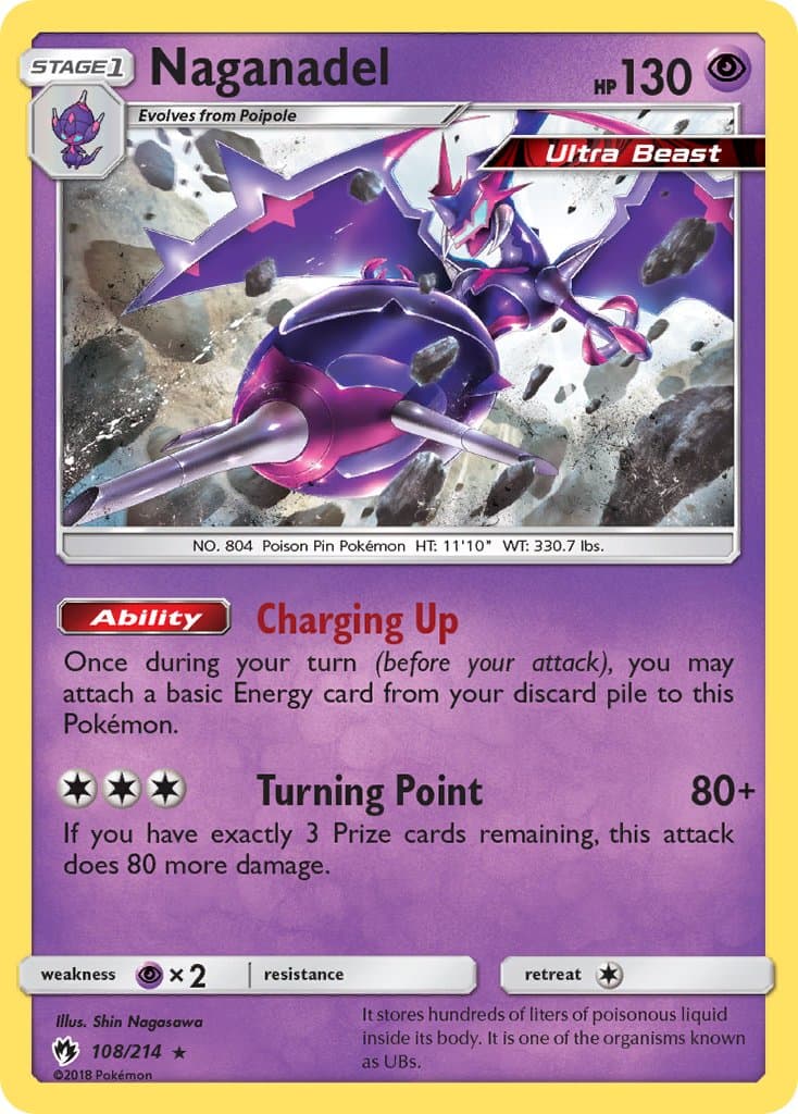 Naganadel — Lost Thunder Pokémon card