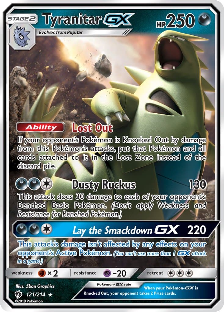 Tyranitar Gx — Lost Thunder