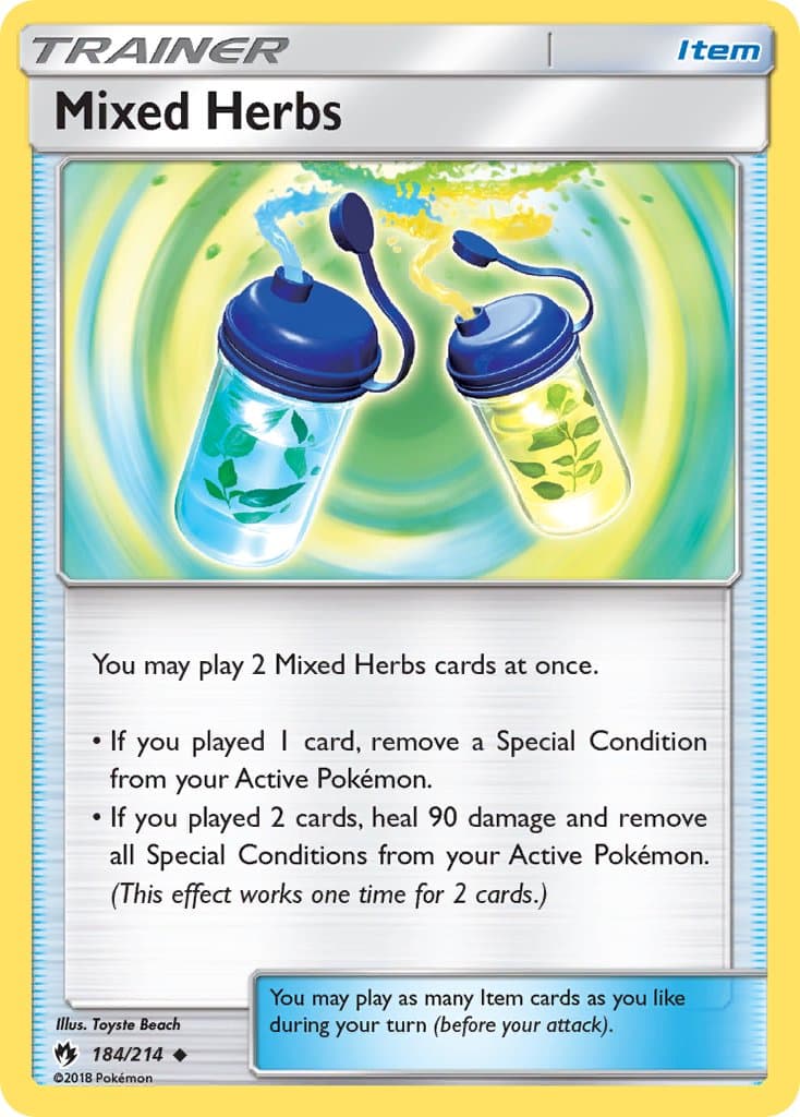 Mixed Herbs — Lost Thunder Pokémon card