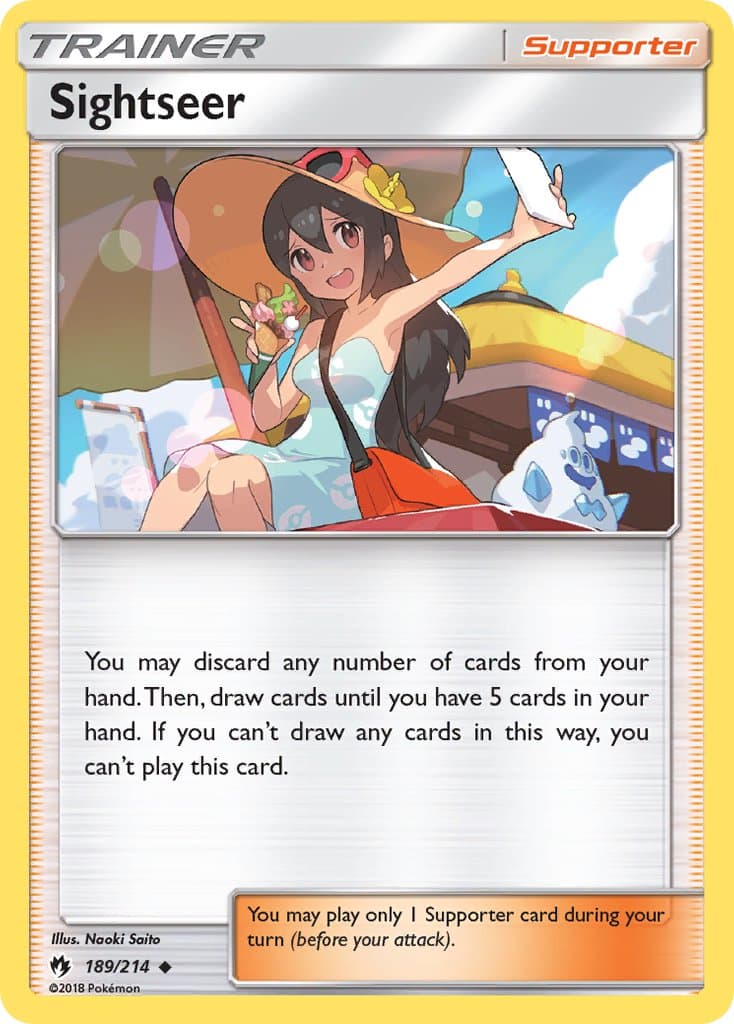 Sightseer — Lost Thunder Pokémon card