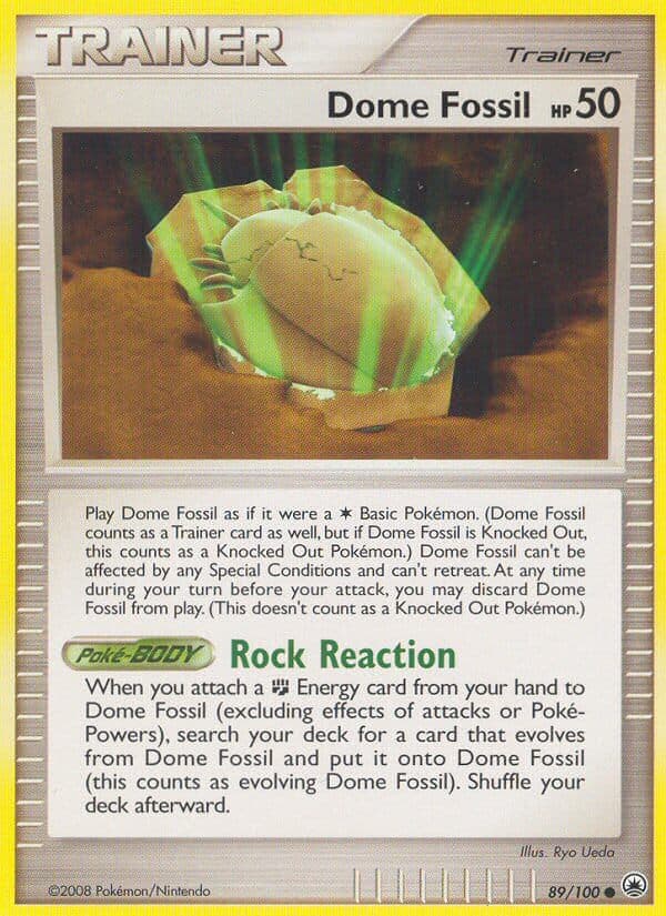Dome Fossil — Majestic Dawn Pokémon card
