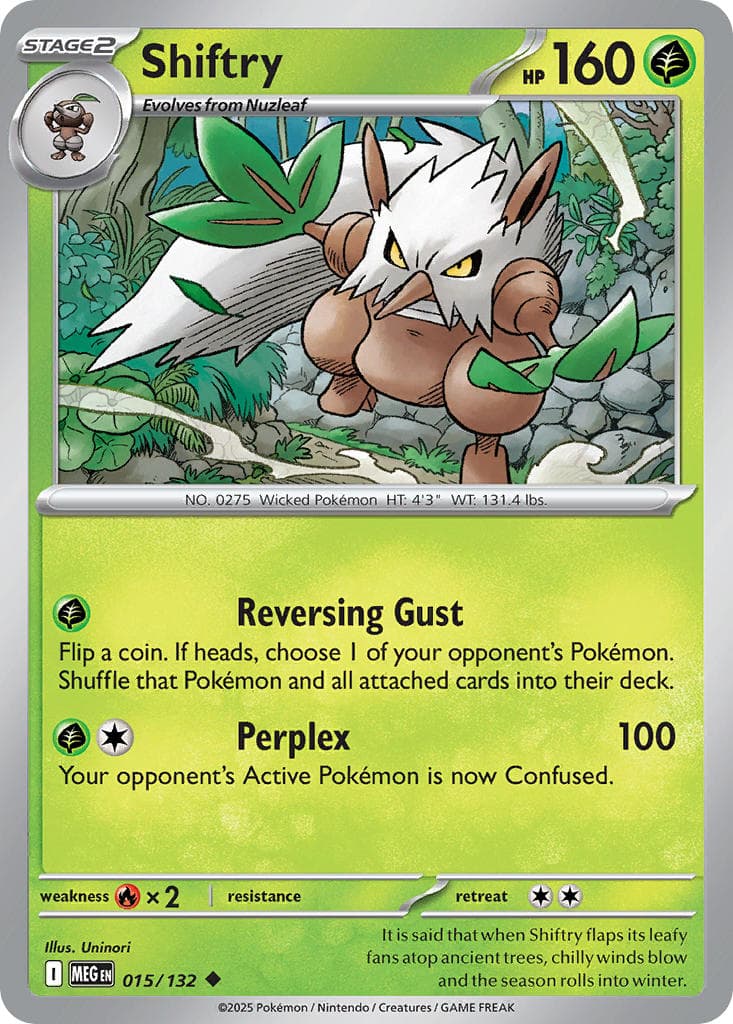 Card 015 — Mega Evolution Pokémon card