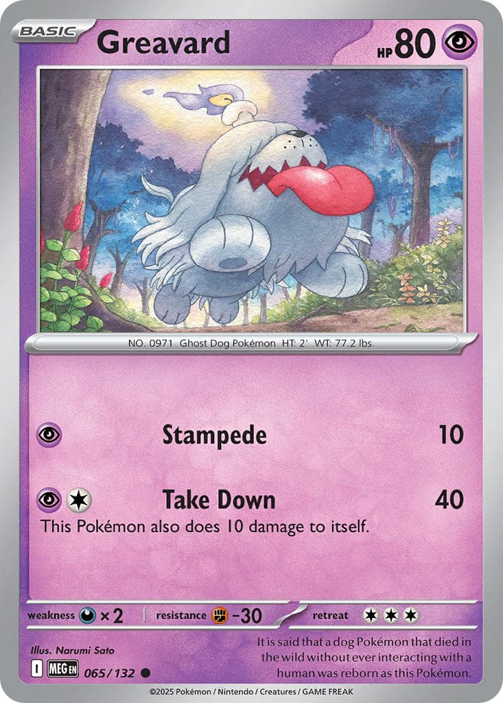 Card 065 — Mega Evolution Pokémon card