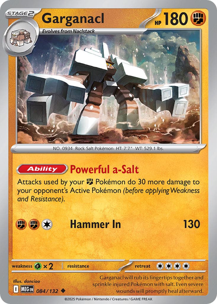 Card 084 — Mega Evolution Pokémon card
