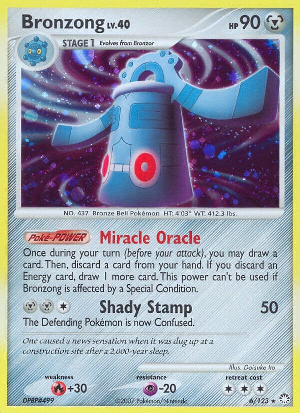 Bronzong — Mysterious Treasures Pokémon card