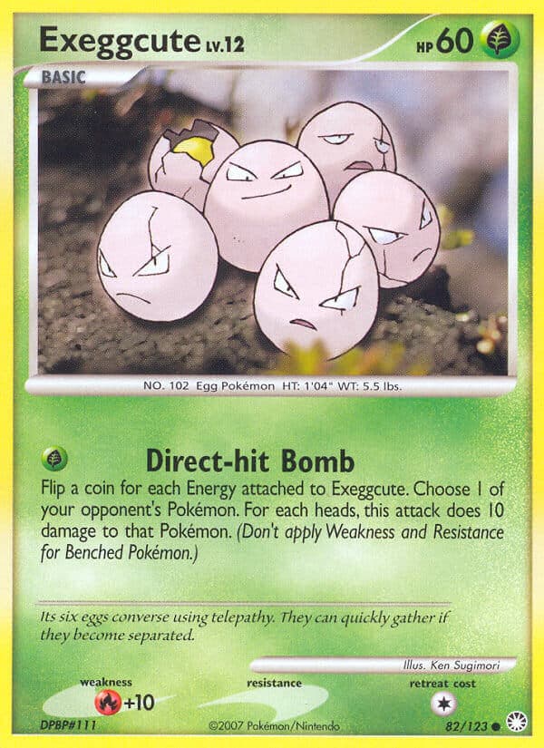 Exeggcute — Mysterious Treasures Pokémon card