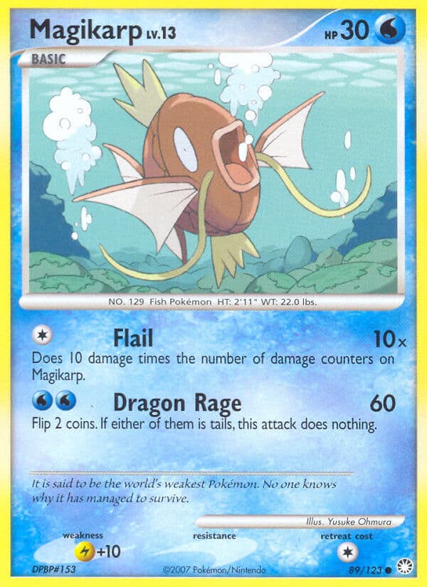 Magikarp — Mysterious Treasures Pokémon card