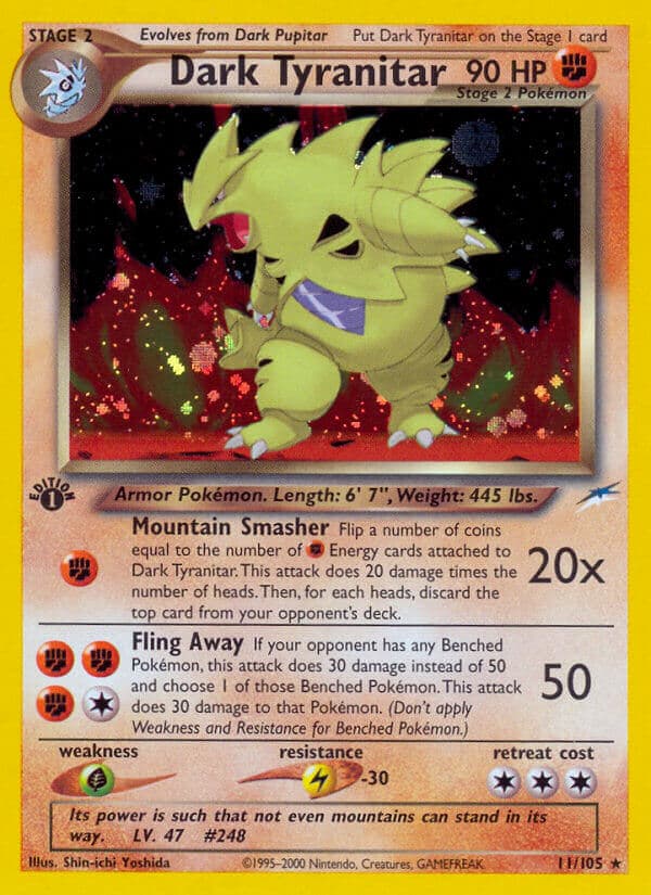 Dark Tyranitar — Neo Destiny