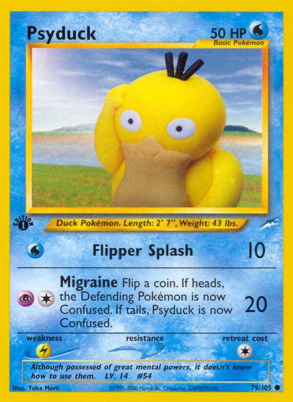 Psyduck — Neo Destiny Pokémon card