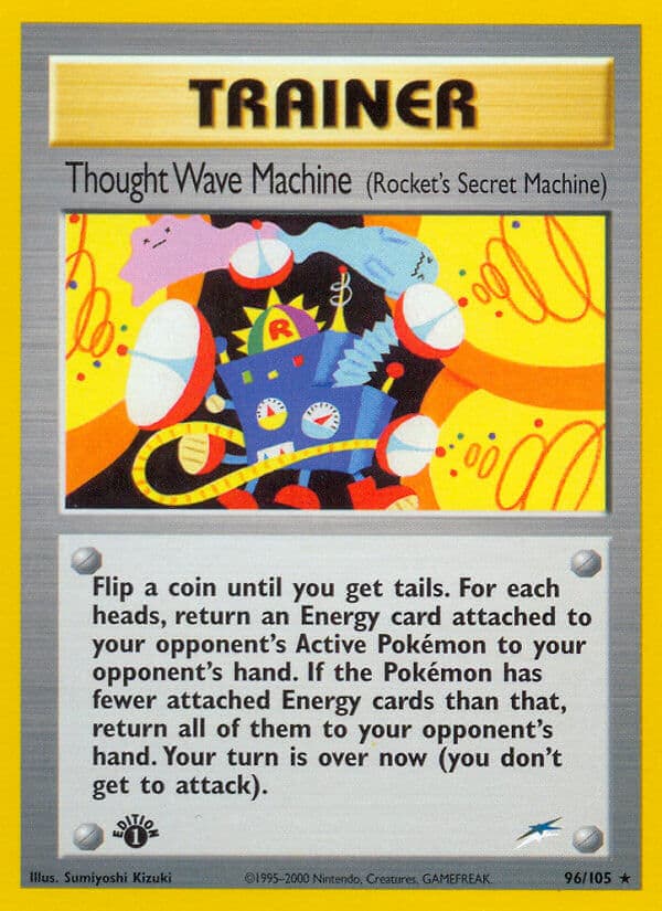 Though Wave Machine — Neo Destiny Pokémon card