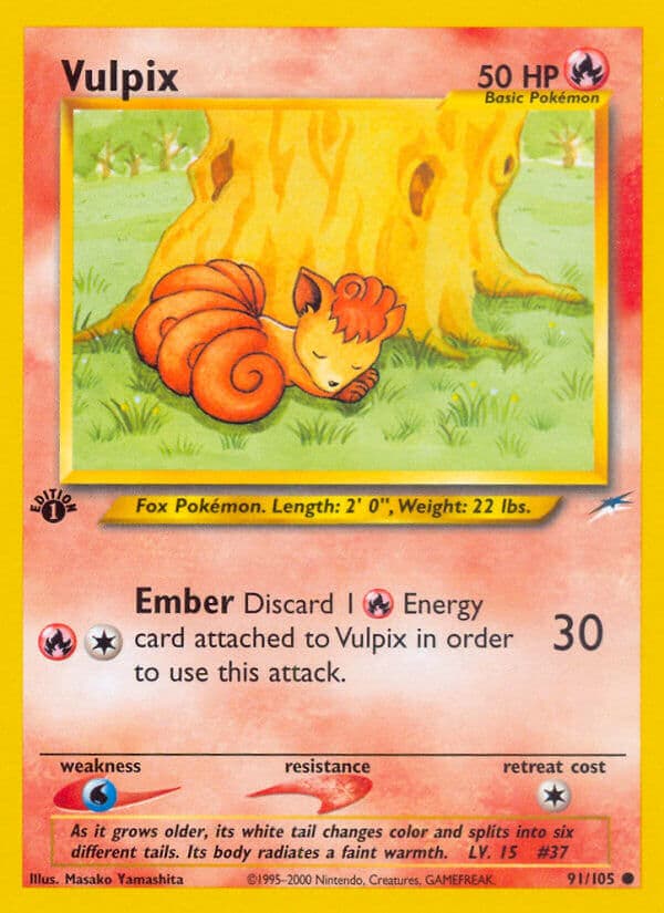 Vulpix — Neo Destiny Pokémon card