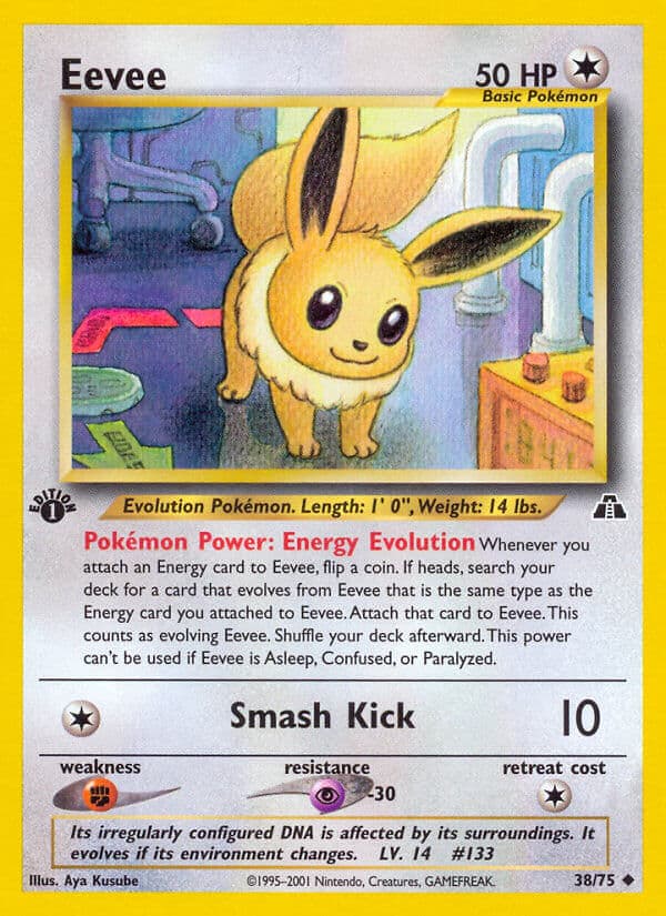 Eevee — Neo Discovery Pokémon card